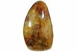 Tall, Polished Hematoid Quartz With Zoning - Free-Standing #182940-2
